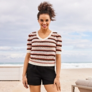 Damen-Pullover mit Ajour-Muster 7.99 €