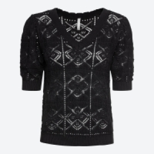 Damen-T-Shirt mit Ajour-Muster 11.19 €