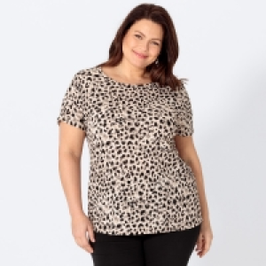 Damen-T-Shirt mit Leo-Muster, große Größen 11.19 €