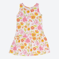 NKD  Kinder-Mädchen-Kleid mit Blumenmuster