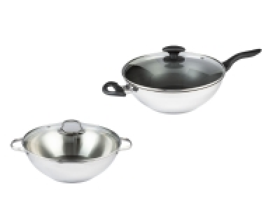 ERNESTO® Edelstahlwok, Ø 32 cm, Spülmaschinengeeignet 29.99 €