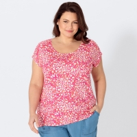 NKD  Damen-T-Shirt mit hübschem Muster, große Größen