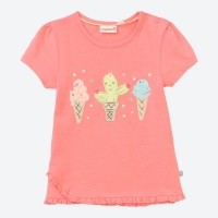 NKD  Baby-Mädchen-T-Shirt mit Eistüten-Frontaufdruck