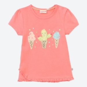 NKD  Baby-Mädchen-T-Shirt mit Eistüten-Frontaufdruck