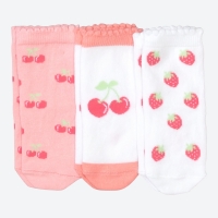 NKD  Baby-Mädchen-Socken mit Mäusezähnchen, 3er-Pack