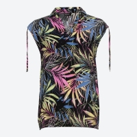 NKD  Damen-Bluse mit Palmblatt-Muster