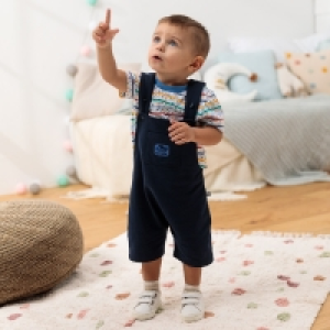 Baby-Jungen-Set mit Streifenmuster, 2-teilig