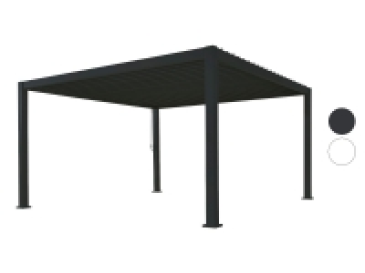 Lidl Mirador Mirador Pavillon mit Lamellendach aus Alu/Stahl