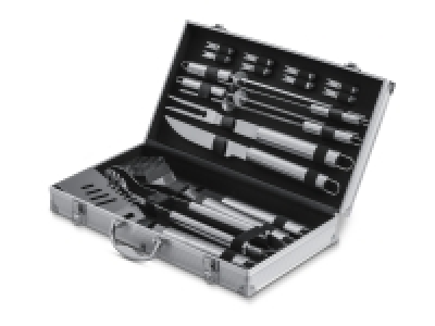 GRILLMEISTER Grillbesteck-Set, 18-teilig, im Alurahmenkoffer 19.99 €