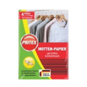 Aldi Süd  PRITEX Mottenpapier