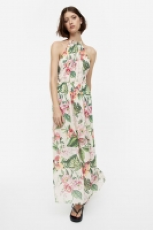 HM  Langes Chiffonkleid