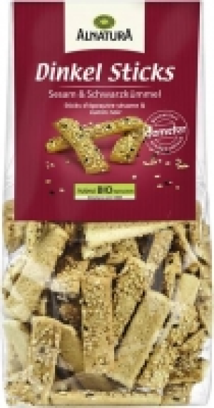 Dinkelsticks Sesam und Schwarzkümmel 1.69 €