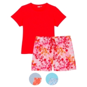 BLUE MOTION+ Damen Sommer-Pyjama, Große Mode