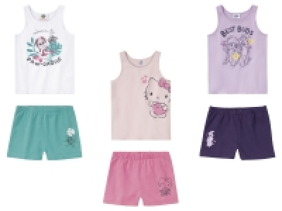 Kleinkinder Mädchen Set, 2-teilig, aus weicher Single-Jersey-Qualität