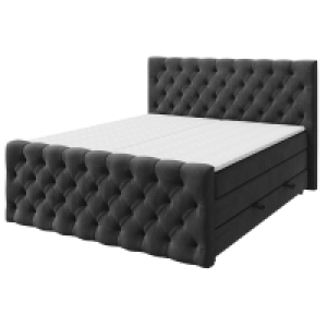 Roller  Boxspringbett - anthrazit - H3 - 180x200 cm