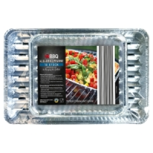 Aldi Süd  BBQ Alu-Grillpfannen, 10er-Set