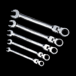 WORKZONE Gabel-Ringschlüsselsatz mit Ratsche 12.99 €