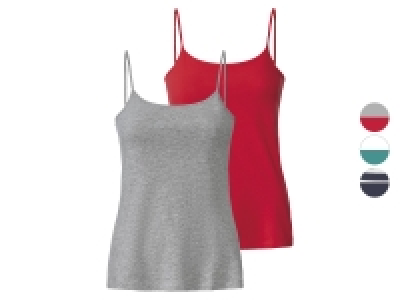 esmara® Damen Spaghettitops, 2 Stück, aus Stretchjersey 5.99 €