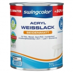 swingcolor Weißlack Acryl 16.95 €