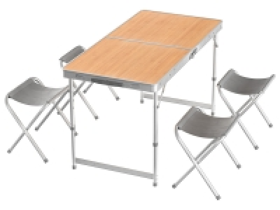 Rocktrail Campingtisch, mit 4 Hockern, faltbar 39.99 €