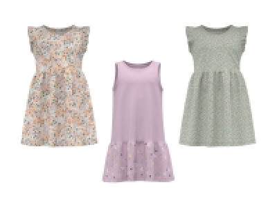 lupilu® Kleinkinder Mädchen Kleid, aus reiner Bio-Baumwolle