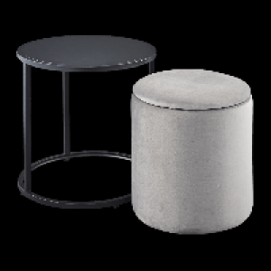 Aldi Nord Home Creation HOME CREATION Beistelltisch mit Hocker
