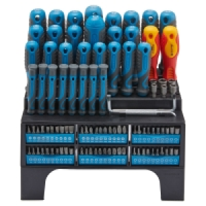 WORKZONE XXL-Schraubendreher- und Bit-Set, 100-tlg. 19.99 €