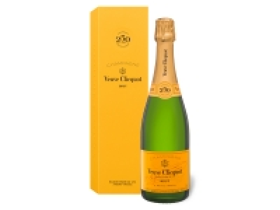Lidl Veuve Clicquot Veuve Clicquot Yellow Label brut mit Geschenkbox, Champagner