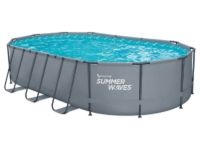 Lidl Summer Waves Summer Waves Active Frame Pool, 610 x 366 x 122 cm