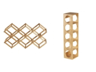 LIVARNO home Weinregal, aus Bambus, waagerechte Lagerung 9.99 €