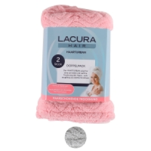 Aldi Süd  LACURA BODY Haarturban, Nassbürste oder Haarband