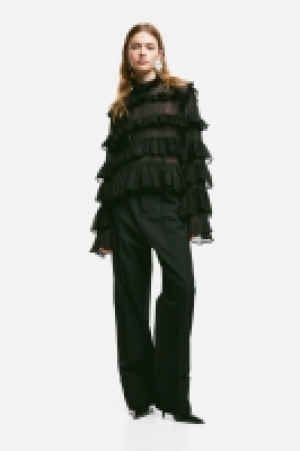 HM  Volantbluse aus Chiffon