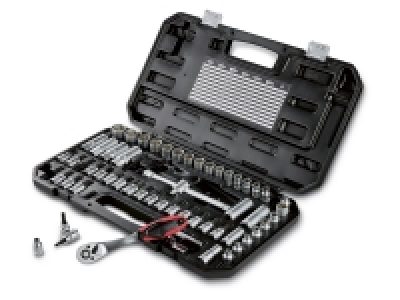 Lidl Parkside® PARKSIDE® Steckschlüsselsatz »PSSS 65 A1«, 3/8 Zoll, 65-teilig