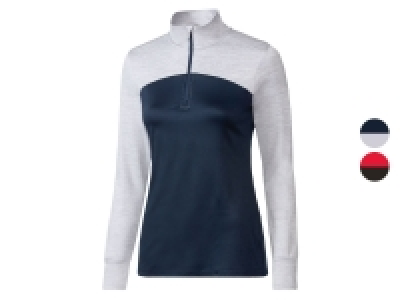 CRIVIT Damen Thermo-Funktionsshirt, mit Stehkragen