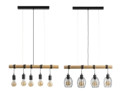 Lidl Livarno Home LIVARNO home LED-Pendelleuchte, 4 / 5 flammig, 40 W