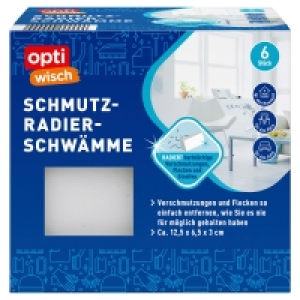 OPTIWISCH Schmutz-Radier-Schwämme, 6er-Packung
