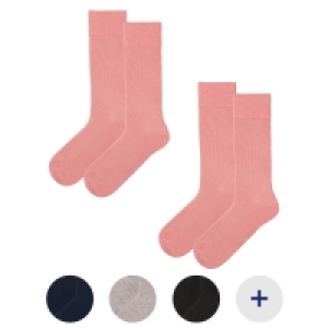 Damen und Herren Viskose-Socken, 2 Paar