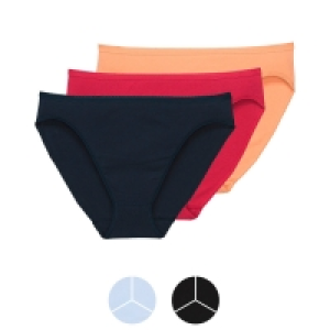 Aldi Süd  UP2FASHION Damen Slips, 3er-Packung