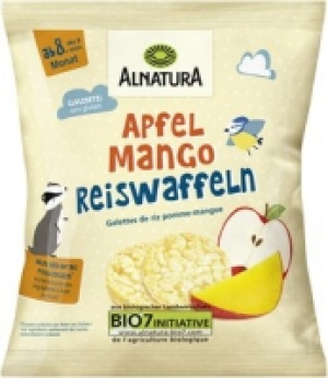 Apfel-Mango-Reiswaffeln 0.99 €