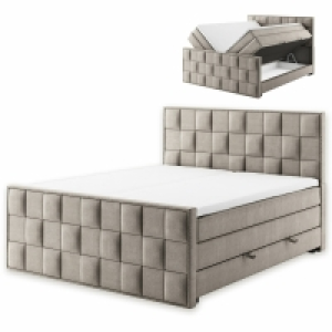 Roller  Boxspringbett - creme - H3 - verschiedene Größen