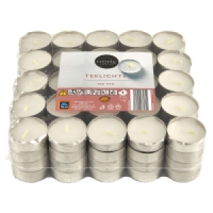 HOME CREATION Teelichter, 100er-Packung