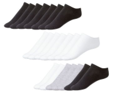 Lidl Esmara® esmara® Damen Sneakersocken, 7 Paar, mit Bio-Baumwolle