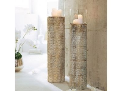 Pureday Windlichtsäule Oriental mit Ornamenten