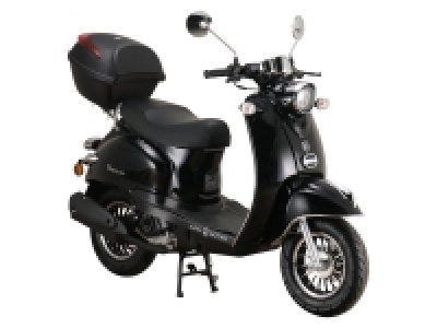 Lidl Alpha Motors Alpha Motors Mofaroller Venus 50 ccm EURO 5 schwarz inkl. Topcase