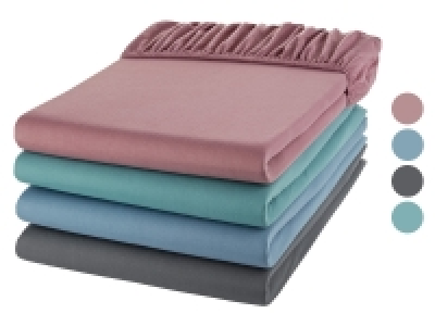 Lidl Livarno Home LIVARNO home Jersey Spannbettlaken, 180-200 x 200 cm