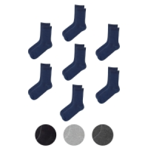 Damen und Herren Socken, 7 Paar 6.99 €