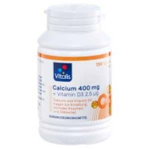 VITALIS Calcium 400 mg + Vitamin D3 2.99 €