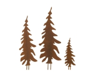 Lidl Pureday Pureday Gartenstecker 3er-Set Tannenbaum