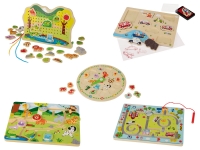 Lidl Playtive Playtive Lernpuzzle / Lernspiel, aus Echtholz