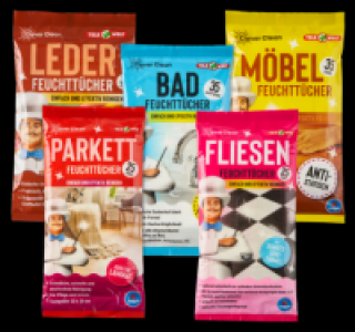 CLEVER CLEAN Feuchte Reinigungstücher im Mega-Pack